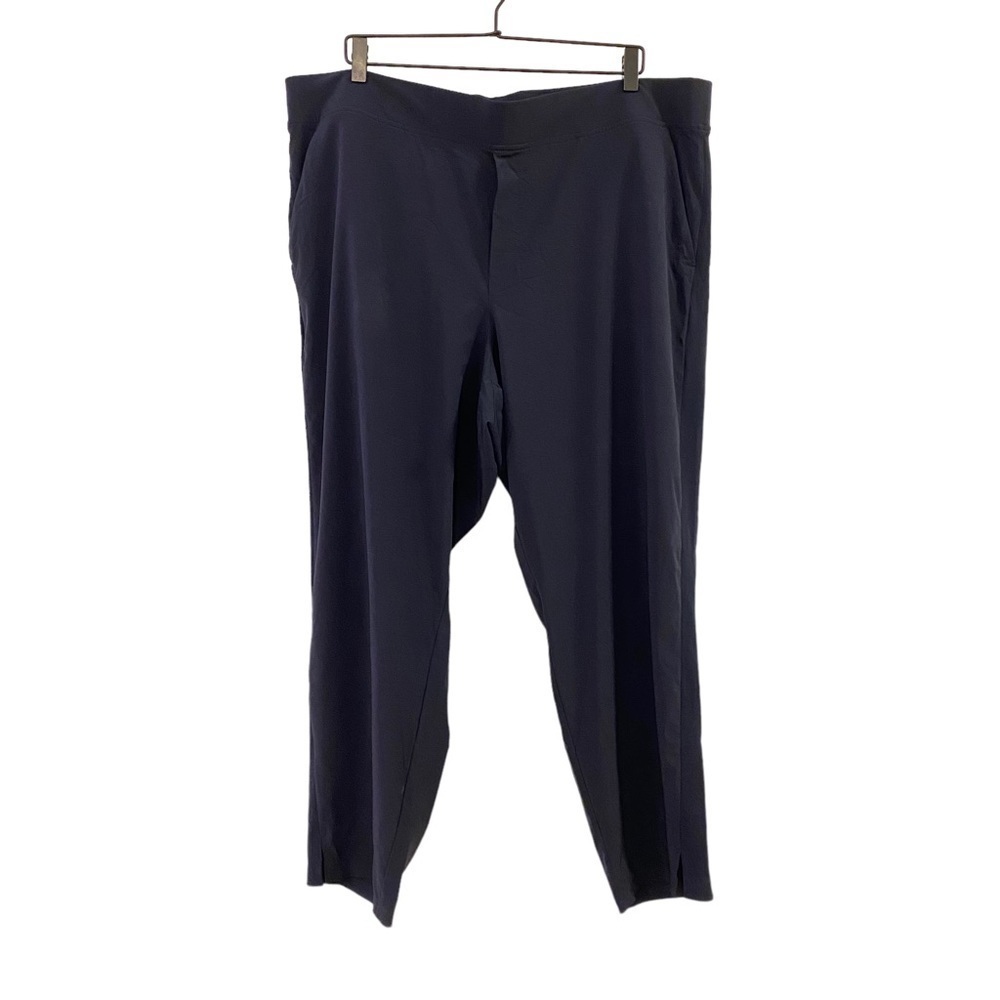 Athleta Brooklyn Ankle Pants Navy Blue Pull On Women’s Size 20